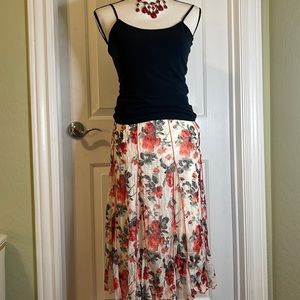 Floral Skirt NWT